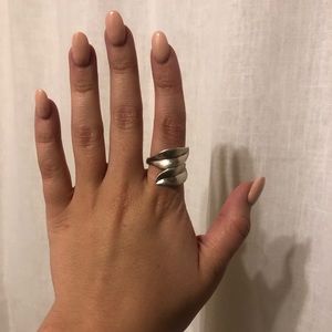 james avery double leaf ring